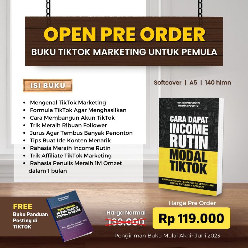 Buku Tiktok Marketing Untuk Pemula