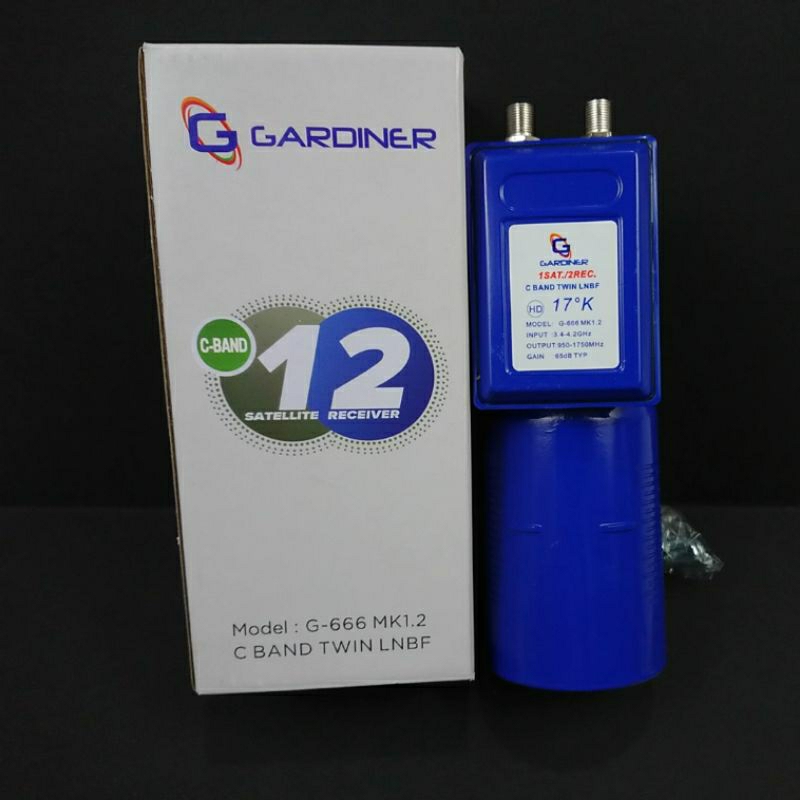 LNB C BAND TWIN 2 RECEIVER LNBF, Parabola 2 Receiver