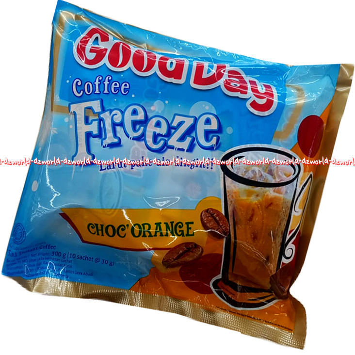 Good Day Coffee Freeze 10sachet Choc Orange Kopi Instan Goodday Freez Coko Orange Kopi Instan 3in1 Goodday Coffee Cofee Rasa Coklat Jeruk Goday Gooday 10 pcs