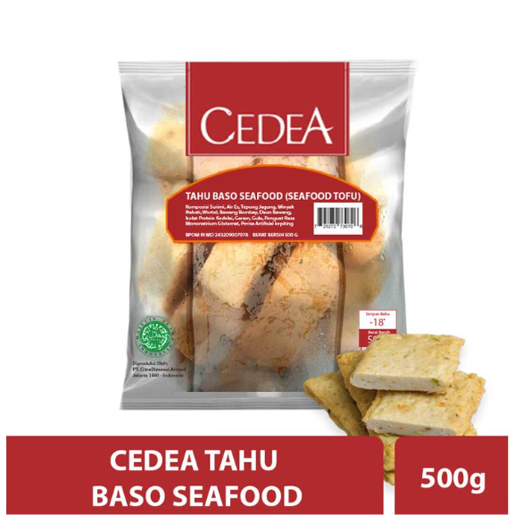 

CEDEA TAHU BASO SEAFOOD 500GR / SEAFOOD TOFU