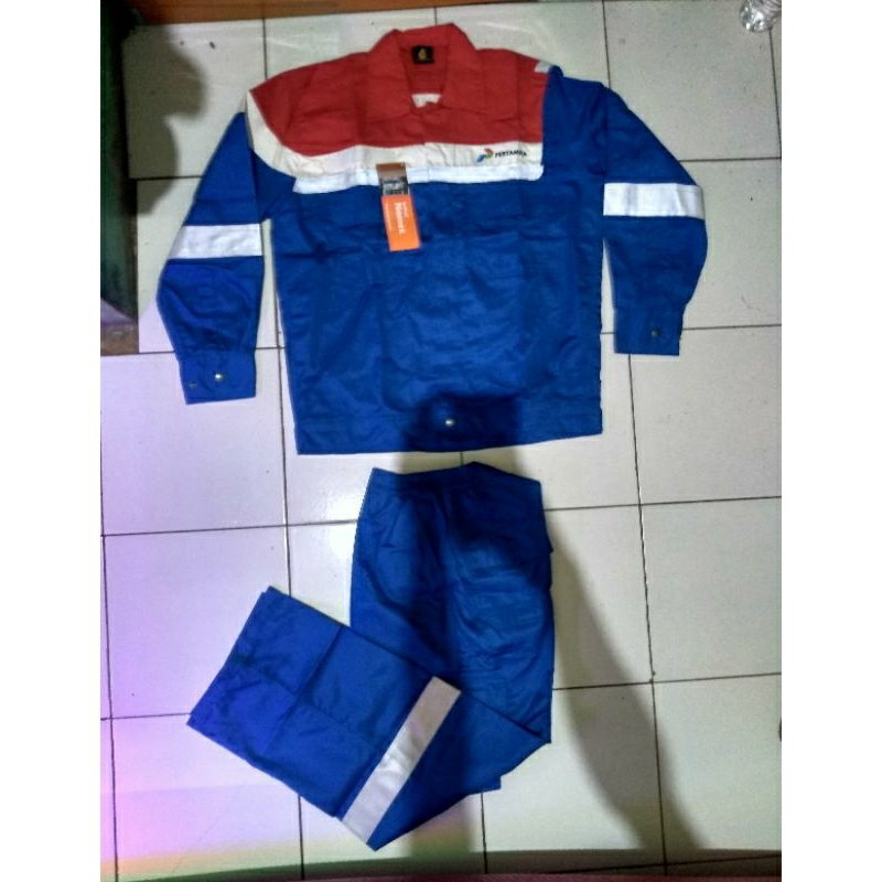 COVERALL WERPACK NOMEX DUPONT PERTAMINA STELAN BAJU CELANA 100%ORIGINAL REAL PICT