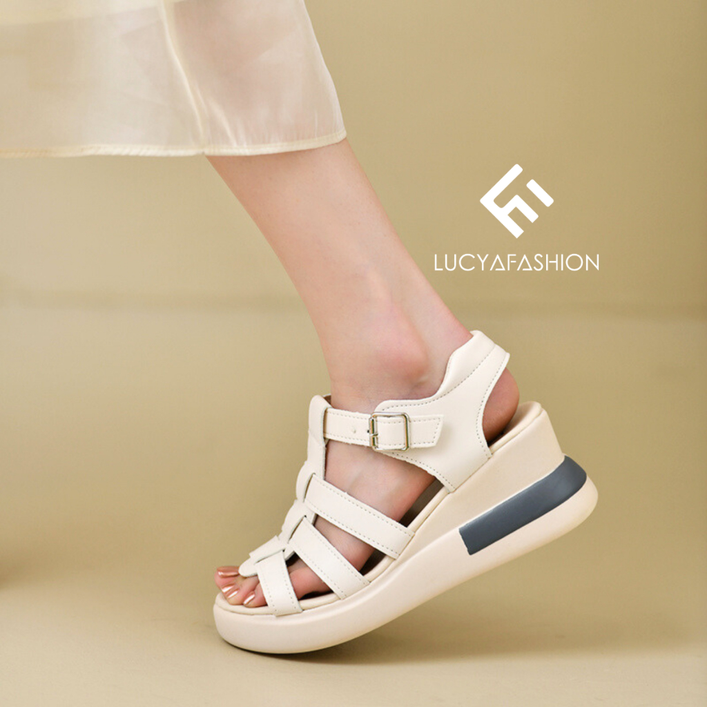 AGI10113 sandal wanita wedges murah sendal tali wanita import sandal wanita murah cod jakarta