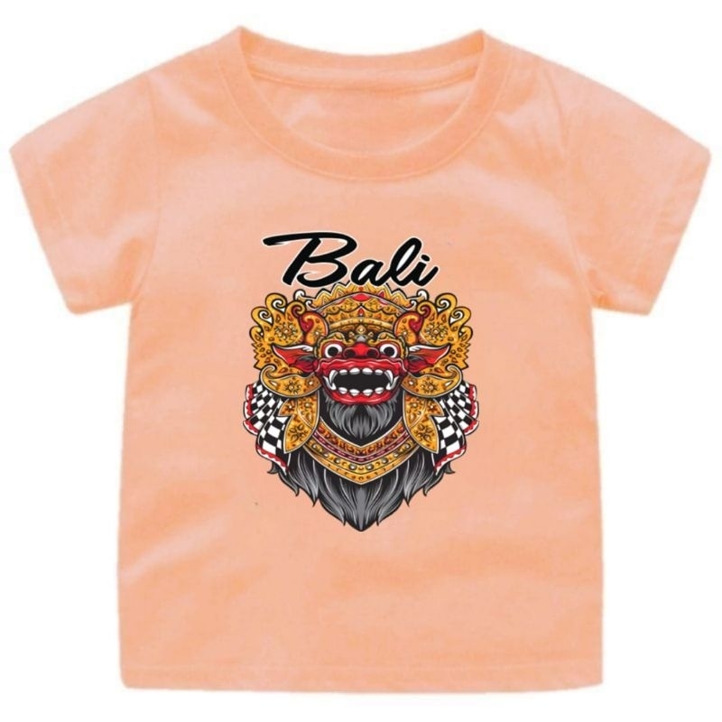 Baju Kaos Anak Usia 1-12Tahun Gambaar BARONG BALI