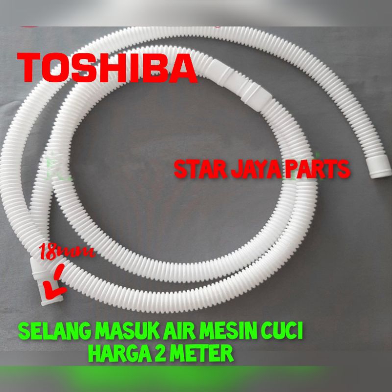 [2METER]Selang masuk air mesin cuci Toshiba 2 tabung