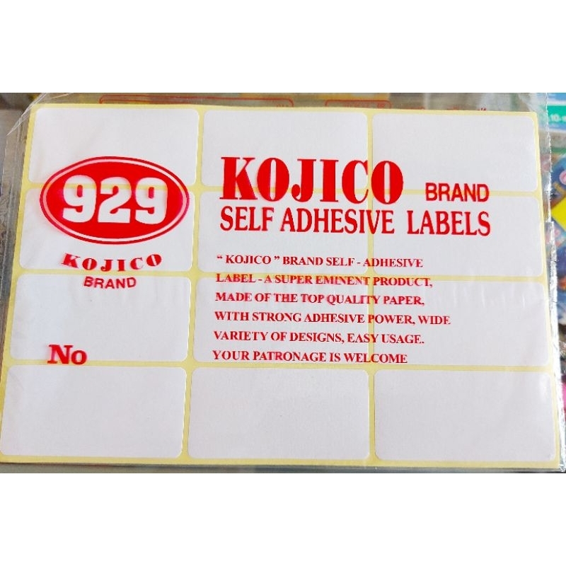 

(1 pak ) Label Harga Kojiko Polos /Label undangan /Label Nama