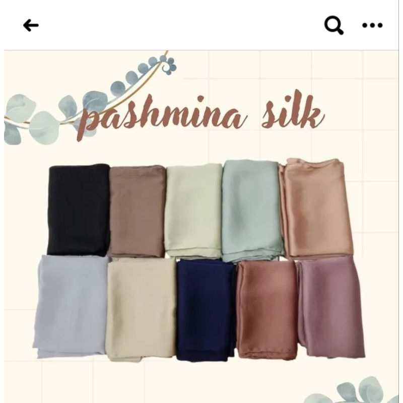 (Bisa COD) Pashmina Silk Cradenza / Pashmina Silk Crinkle Premium