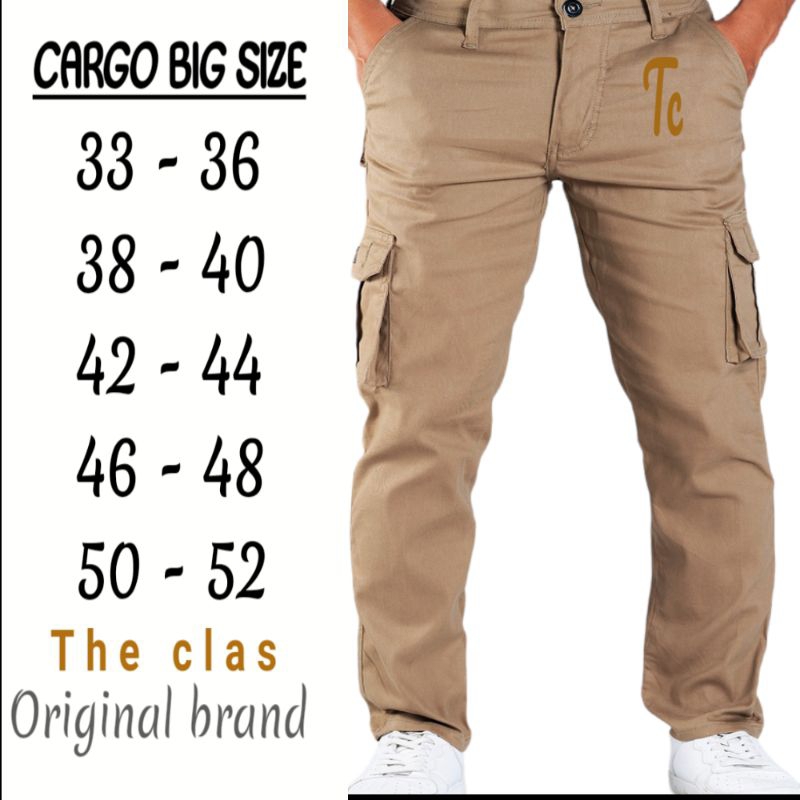 [COD] CARGO/PDL CELANA JUMBO BIG/SIZE 37 - 50 || CELANA PANJANG PRIA