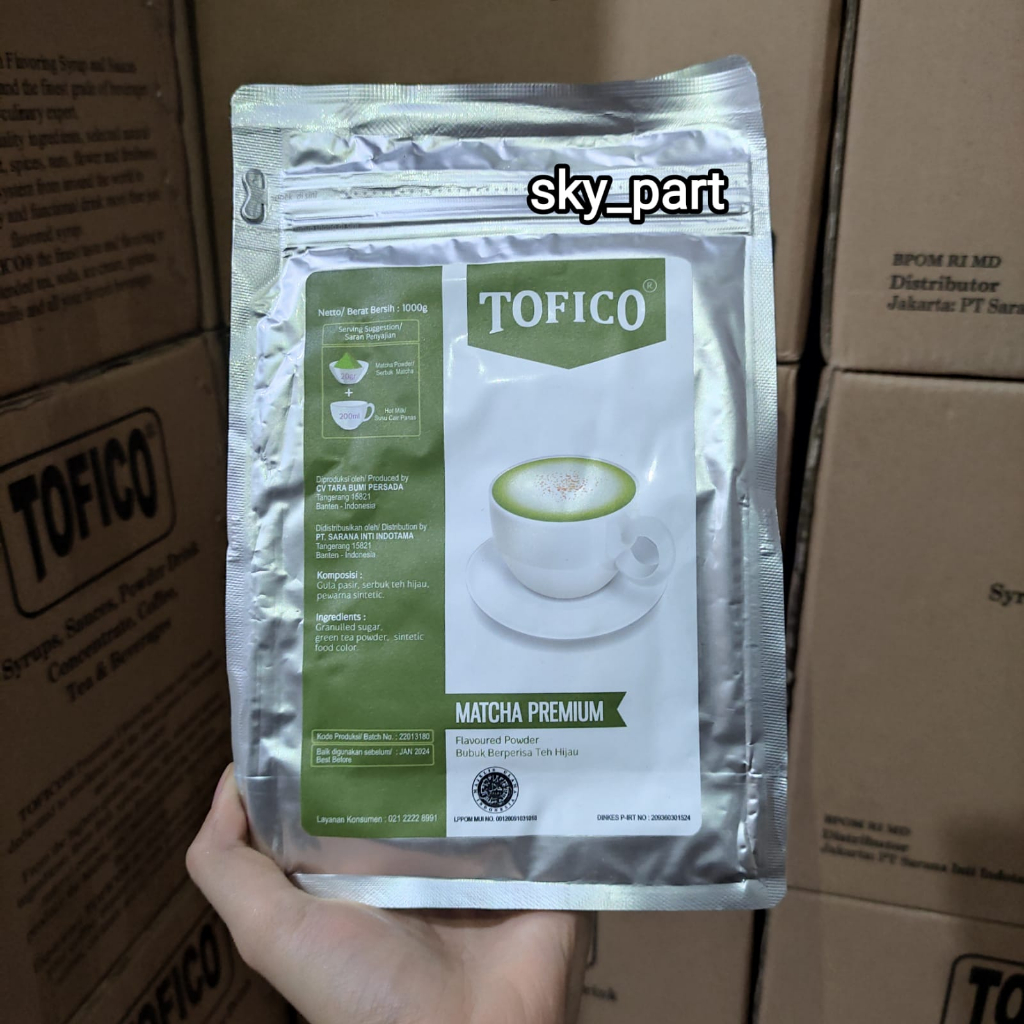 

Tofico Matcha Matcha Premium Powder Bubuk Minuman Premium Matcha 1Kg