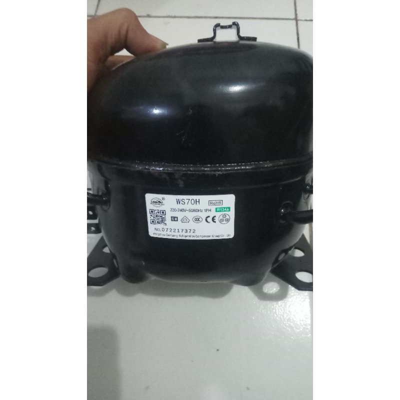 KOMPRESOR KULKAS 2 PINTU-freezer 4 rak 6 rak WS70H 1/5PK