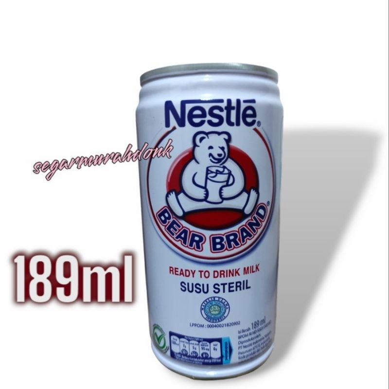 

Nestle Bear Brand / Susu Beruang Steril 189 ml