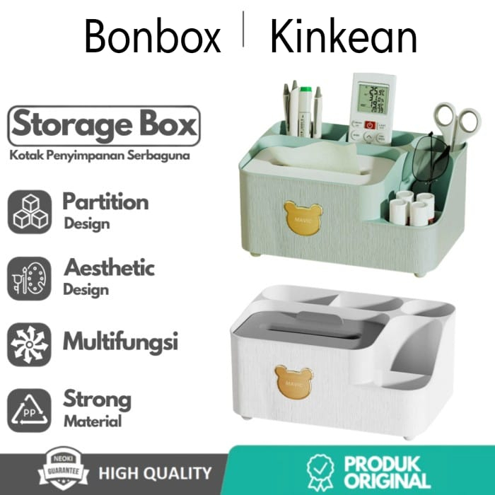 Storage Box Kotak Tisu Penyimpanan Sekat - BONBOX BSB3202