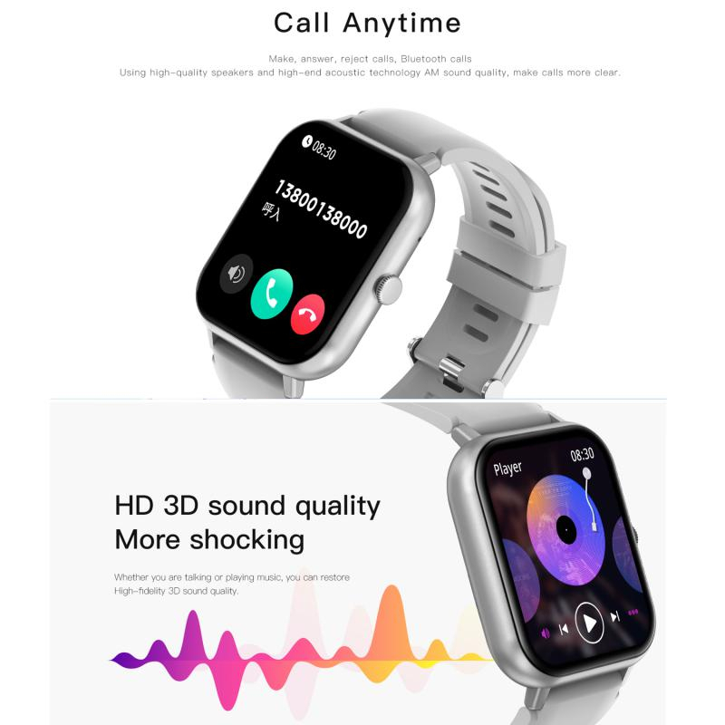 ZL54C Smartwatch Bluetooth Call Watch For Man Sports Fashion Touch Screen Heart Rate Monitoring 1.83'' Large Display