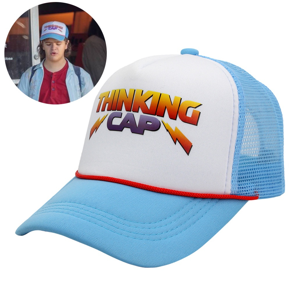 topi Trucker jaring Retro untuk pria dan wanita kuning hijau