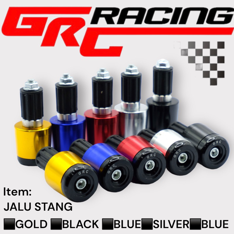 jalu stang motor GRC RACING model KITACO KTC full cnc ujung stang bisa untuk segala jenis motor