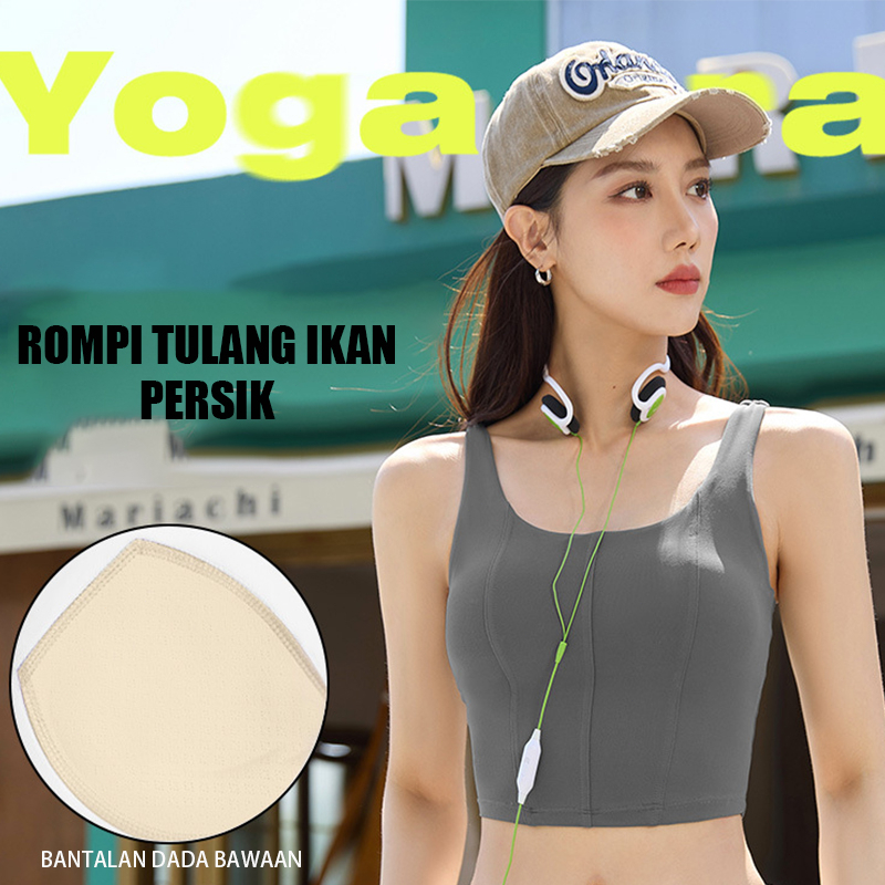 WiZi Sport Bra BH Gym Yoga Cepat Kering Atasan Bra Olahraga Wanita