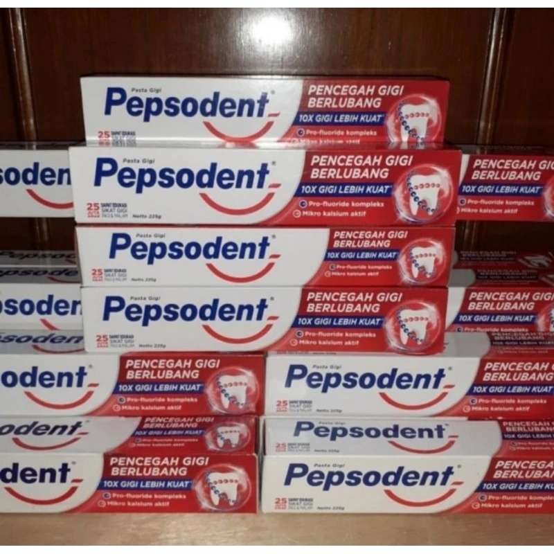 Pepsodent pencegah gigi berlubang 225 gram / Pasta gigi pepsodent 225 gram Pencegah Gigi Berlubang