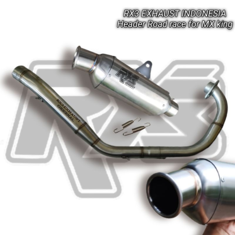 knalpot Racing Original RX3 Exhaust MX king road race