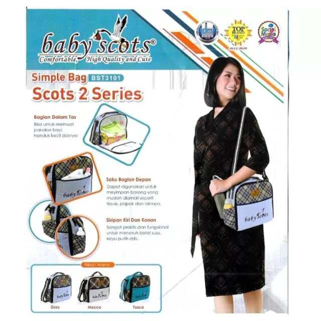 Baby Scots Tas Kecil Kotak simple bag BST3101