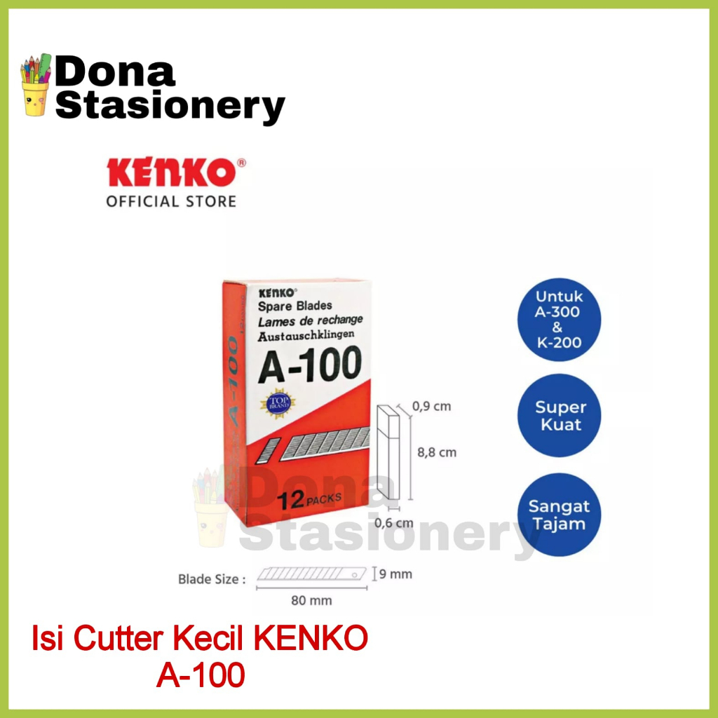 

Isi Cutter Kecil A-100 Kenko|