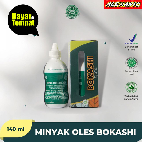 ALEXANIC Minyak Oles Bokashi 140 ml + Bonus (Pak Oles Bokashi)