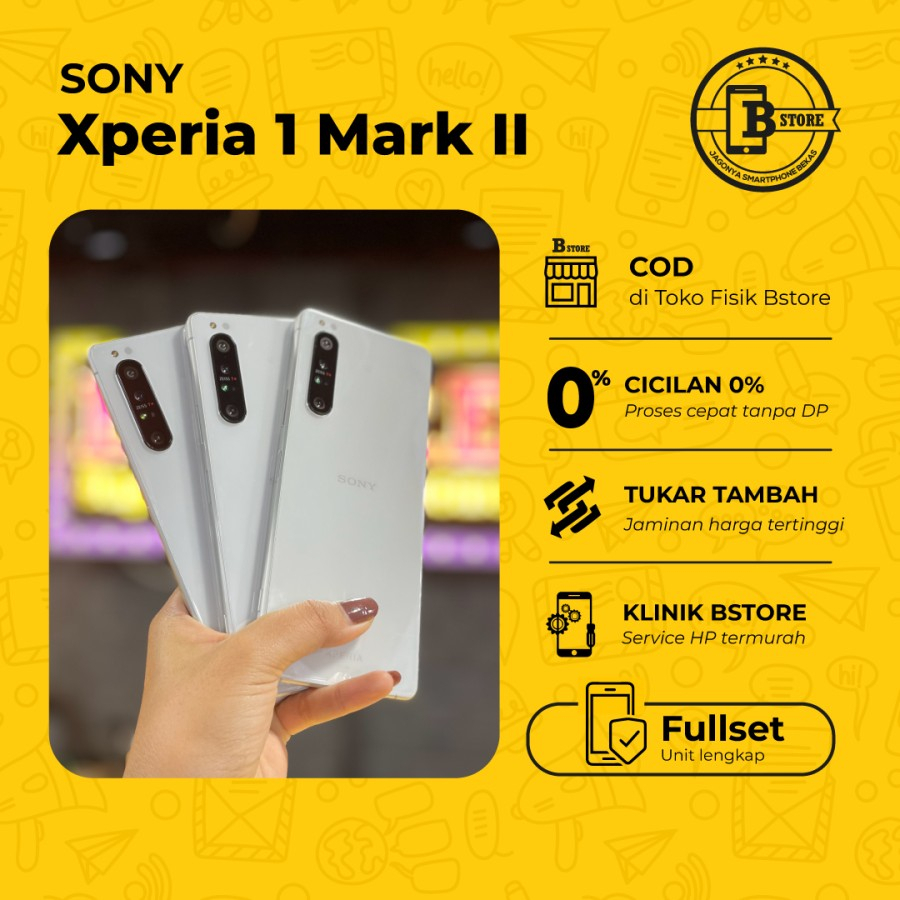 Sony Xperia 1 Mark II - WIFI Only - Second - Fullset - RAM 8/128 GB
