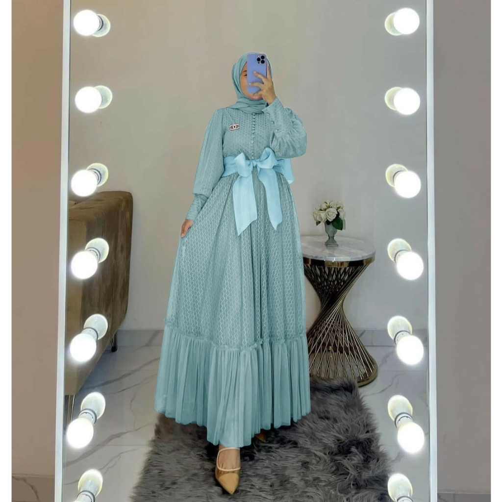 MAXY RIYANTI FASHION PAKAIAN WANITA DRESS GAMIS MAXI BUSUI EDHM