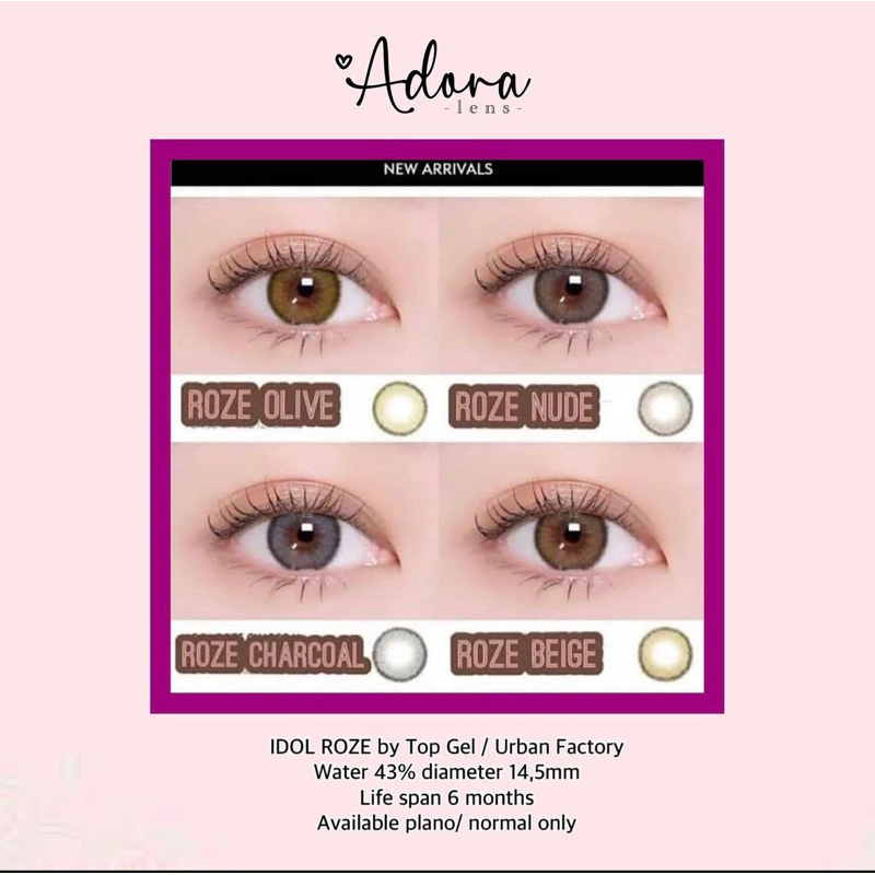 Softlens IDOL ROZE