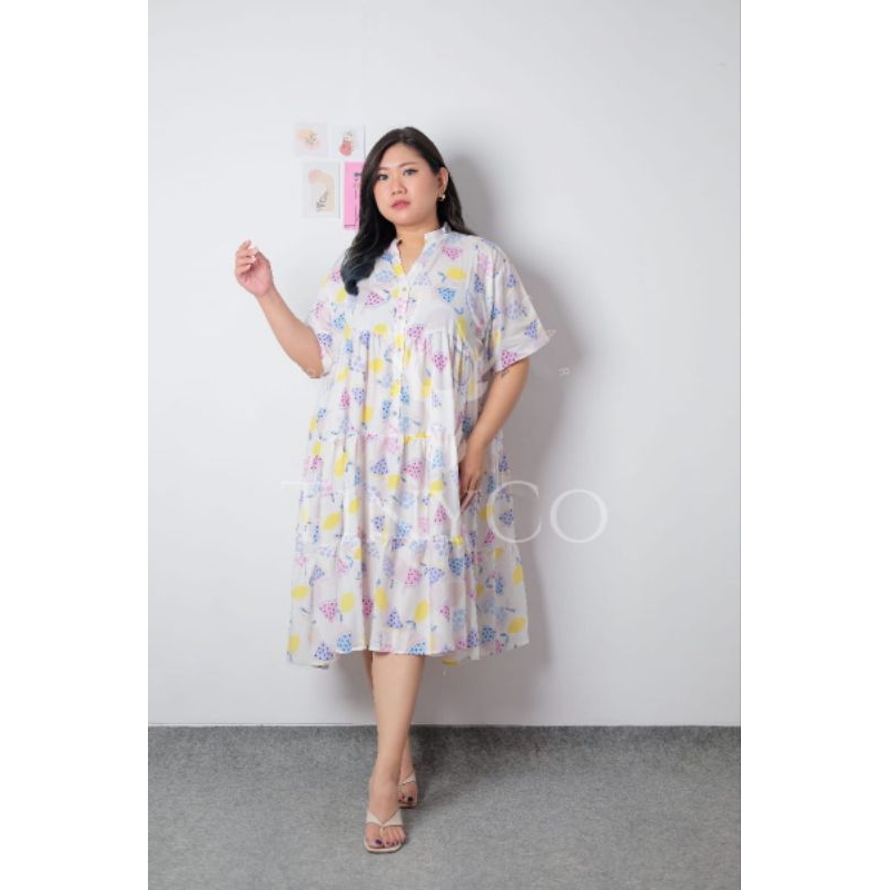 TESSA DRESS JUMBO RAYON || BUMIL DAN BUSUI FREINDLY