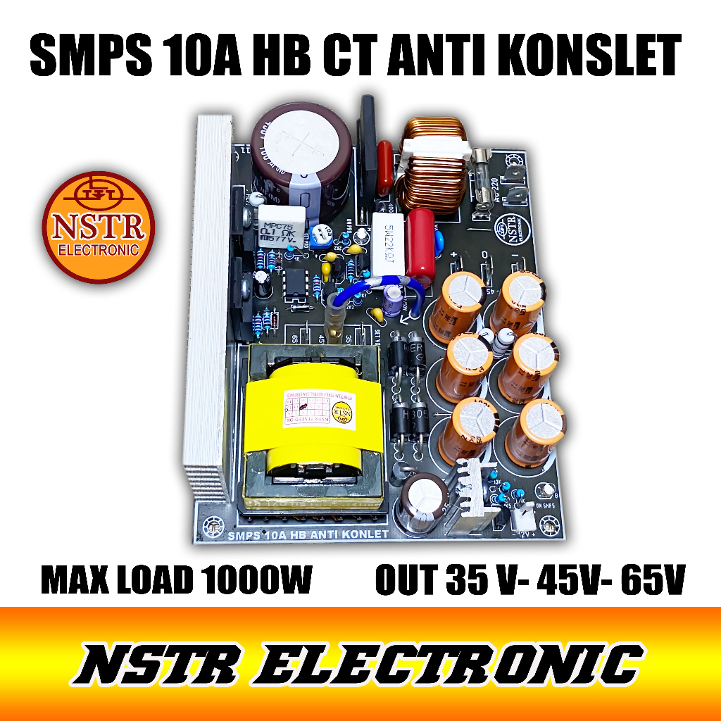 Smps 10A HB OUT 35v-45-65v anti konslet