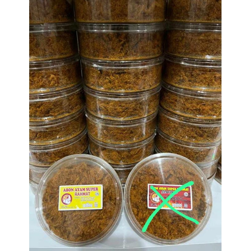 

abon ayam super rahmat / abon ayam instan / abon ayam asli