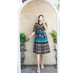 Dress Tenun Wiru Original