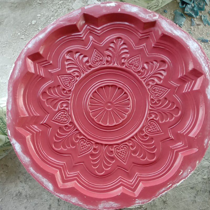 cetakan ornamen gypsum cetak Lis gypsum Cetakan panel lampu/center piece Cetakan Lis gypsum DO