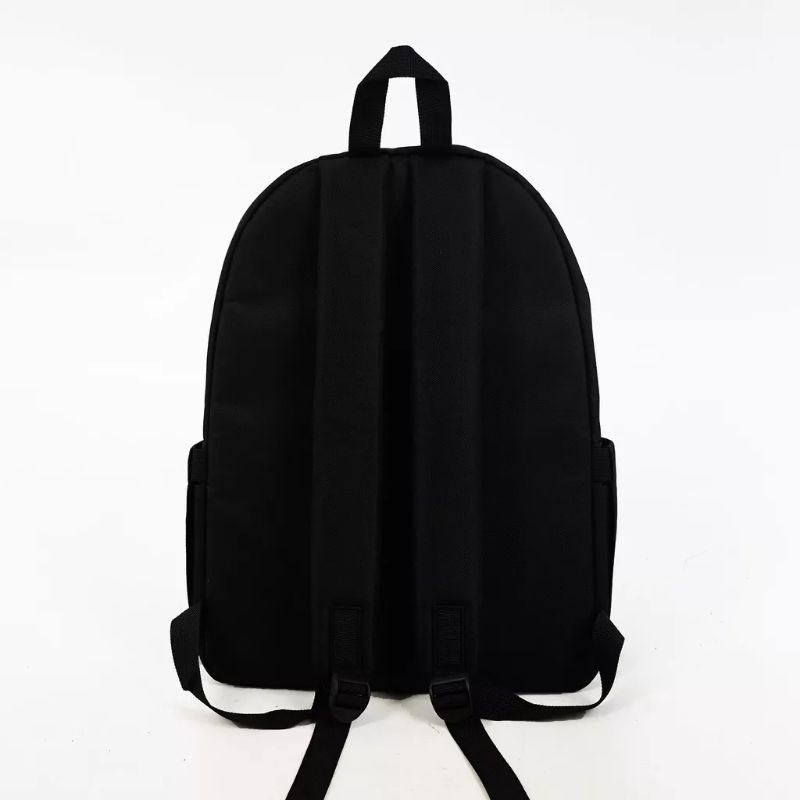 Tas Ransel Tas sekolah backpack SD SMP SMA Kuliah Black Waterproof