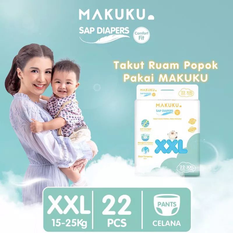 Pampers Makuku SAP Diapers NB32 / S30 / M28/ L26/ XL24