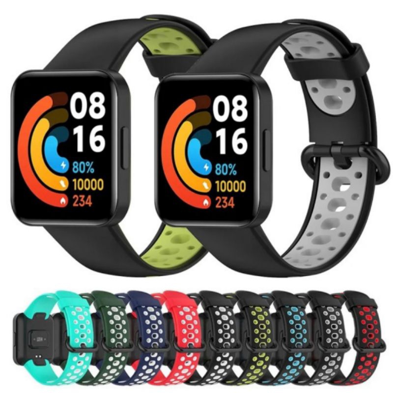 Tali jam Dual Color Xiaomi Redmi Watch 2/watch 2 Lite