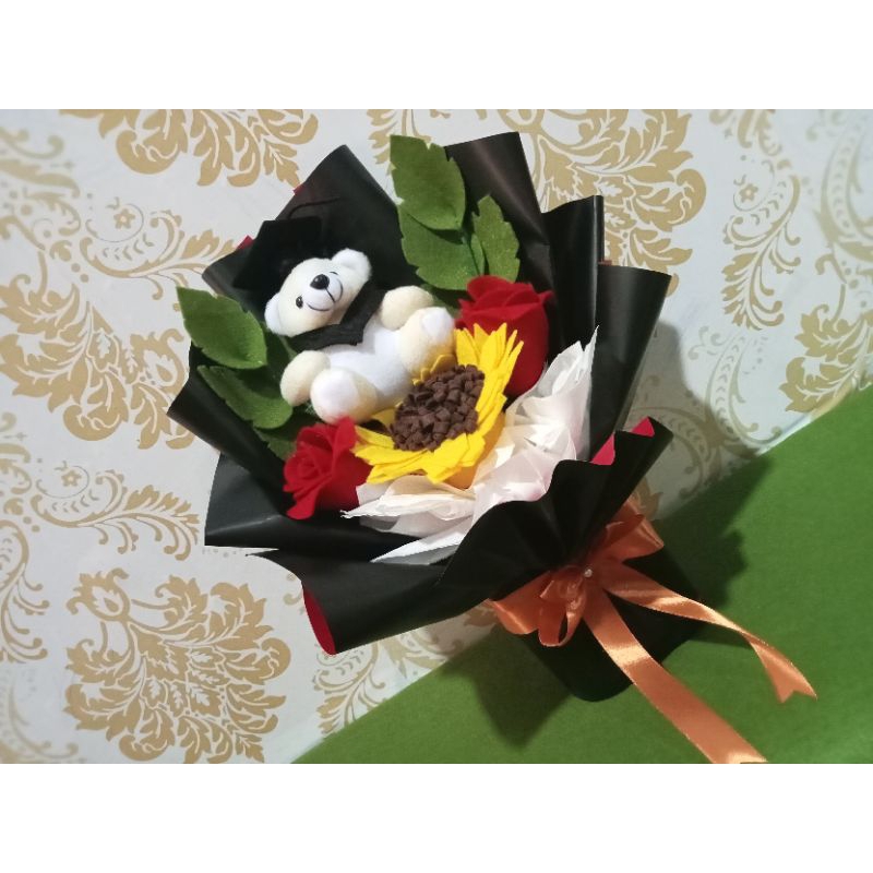 Buket Bunga Bear