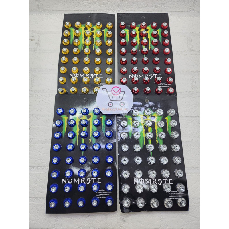 Baut L Variasi Plus Monel Isi 40pcs Baut Monel Universal Baut Ukuran 10