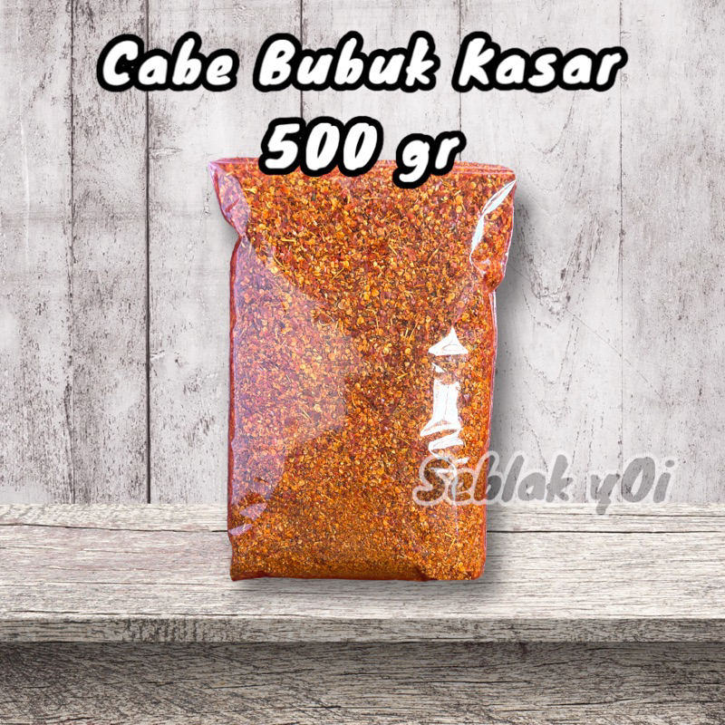 

HOT PROMO!!! Cabe Bubuk Kasar 500 gram Extra Jeletot
