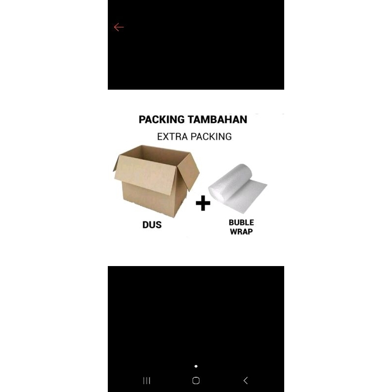 

Packing Tambahan Extra Packing Tambahan Paket Aman