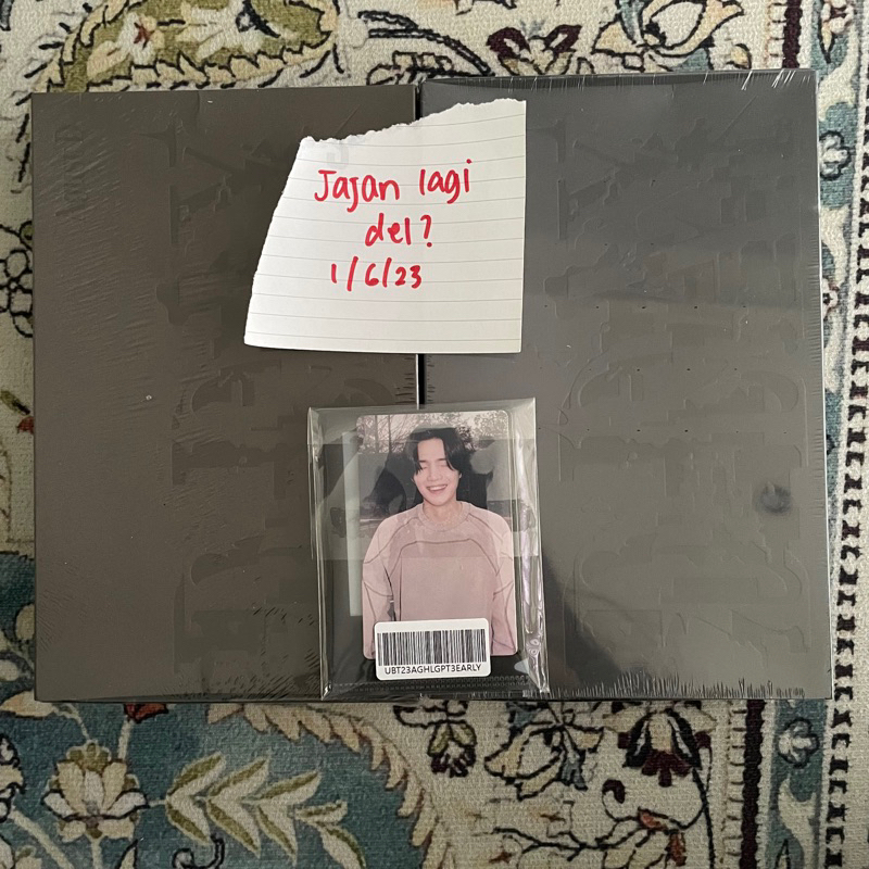 ALBUM SUGA AGUST D DDAY EARLY BIRD POB SET WEVERSE