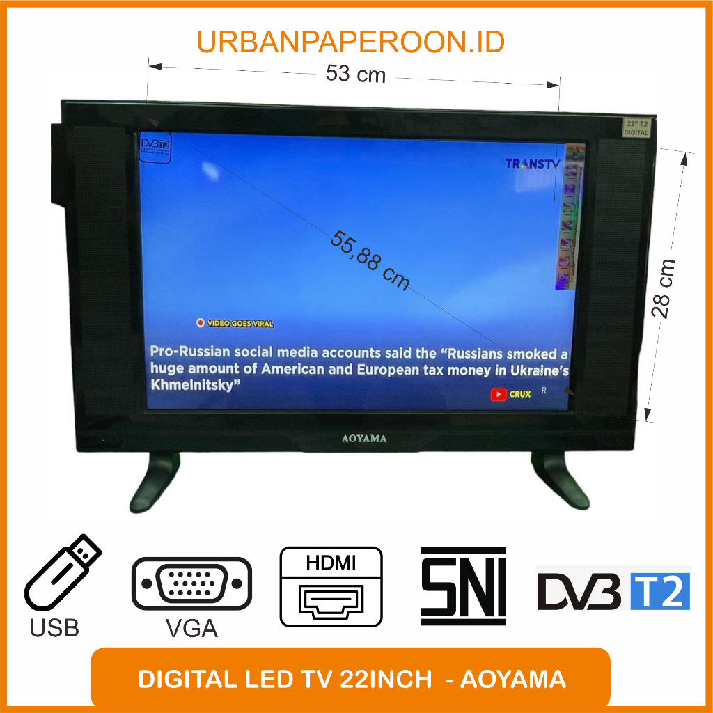 LED TV Digital Aoyama 24inch dan antena