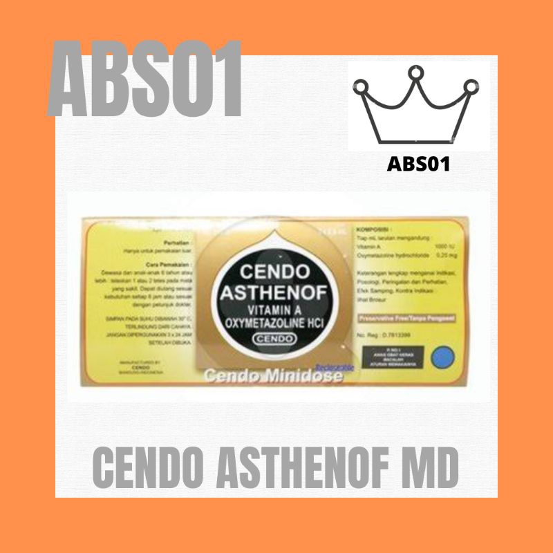 CENDO ASTHENOF MINIDOSE