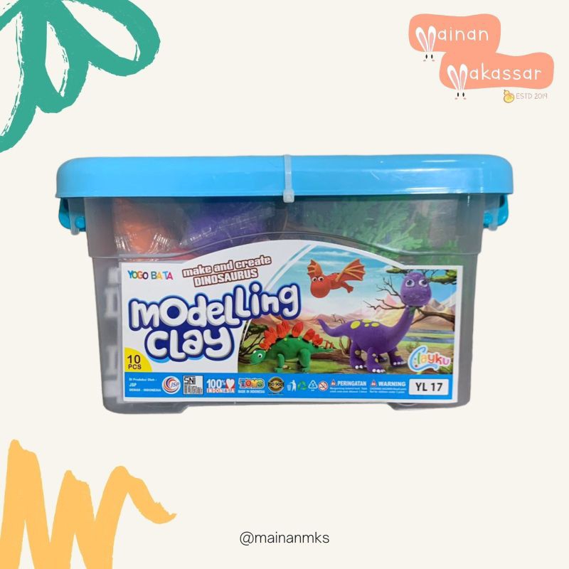 Mainan Edukasi CLAYKU Animal Series (Box) YL 17