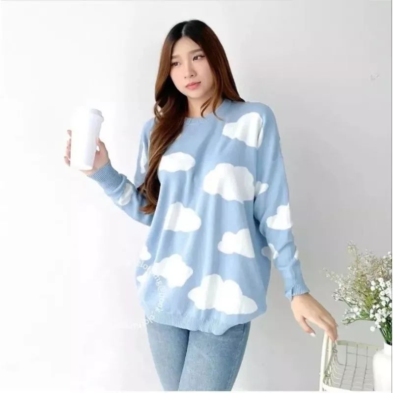 CLOUDY SWEATER AWAN OVERSIZE