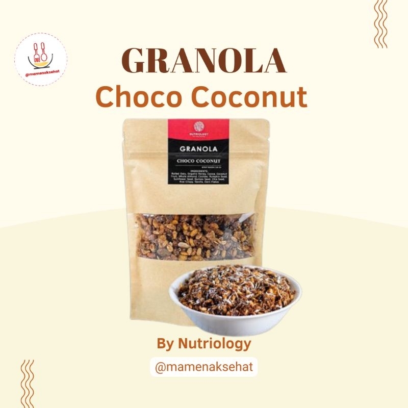 

GRANOLA NUTRIOLOGY CHOCO COCONUT | GRANOLA NUTRIOLOGY
