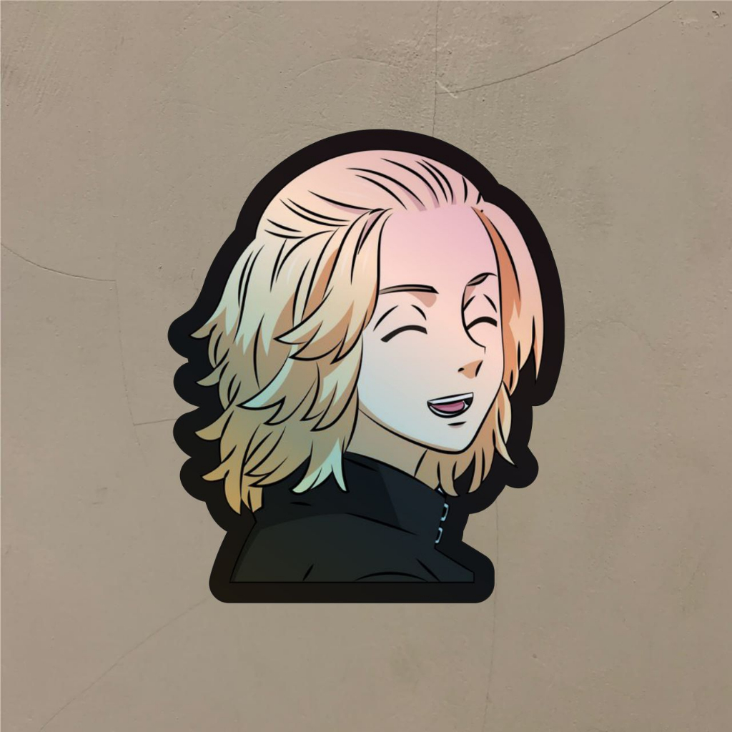 

Stiker Anime Hologram Manjiro Sano Tokyo Revengers Case Hp dan Laptop 7 Cm