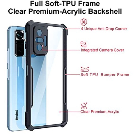 Fuze ACRYLIC IPACKY INFINIX Hot 30i Hot 10 10s 10Play 9 9Play Hot 8 S4 S5 Lite Softcase Black-Hitam/Gelap Crack Armor Airbag Anti Fall/Hardcase Transparant-Transparent-Transparan Bening Clear CASING-Soft Case/ipaky Hard TPU 4G 5G Play S 30 i