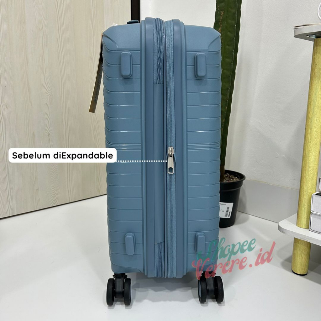 Koper Jumbo PRESIDENT Original 1920 Series Koper Cabin 20 24 dan Bagasi 28 Inch TSA Lock Double Zipper Anti Theft Expandable Suitcase Anti Pecah