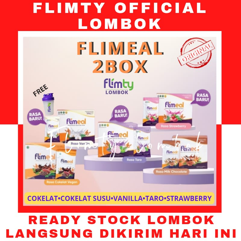 

Flimeal 2 Box Lombok Sarapan Sehat Rendah Lemak Tinggi Protein Original Official Resmi Lombok Mataram Bima Sumbawa NTB