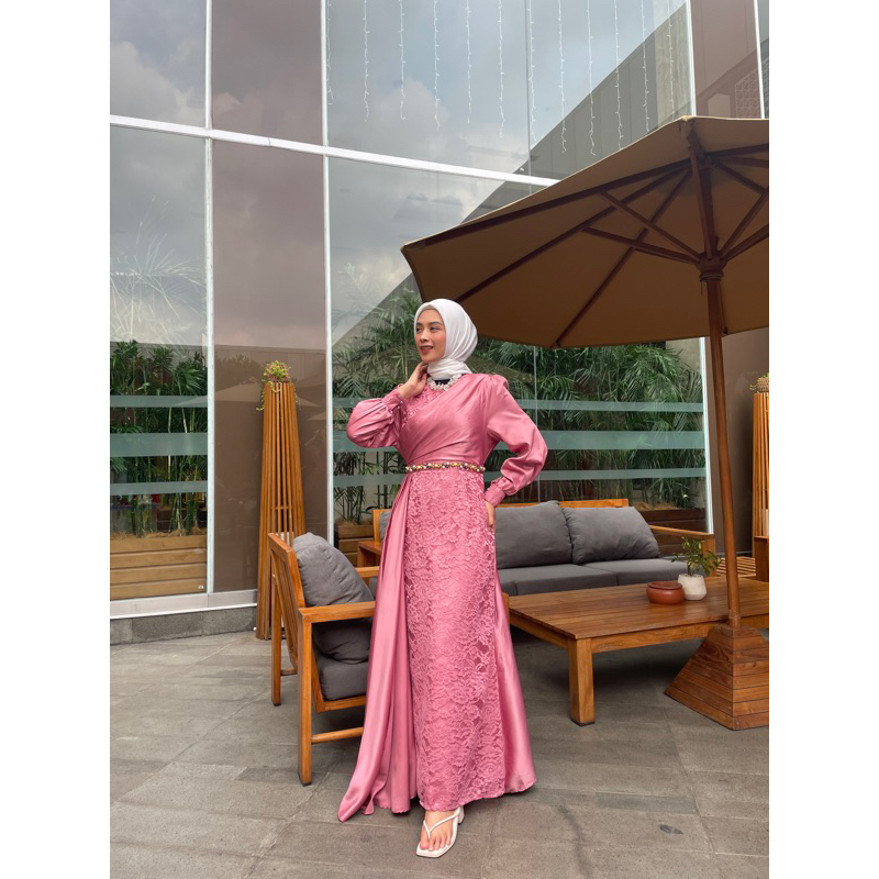 Chewid mikhayla maxi dress wanita super mewah